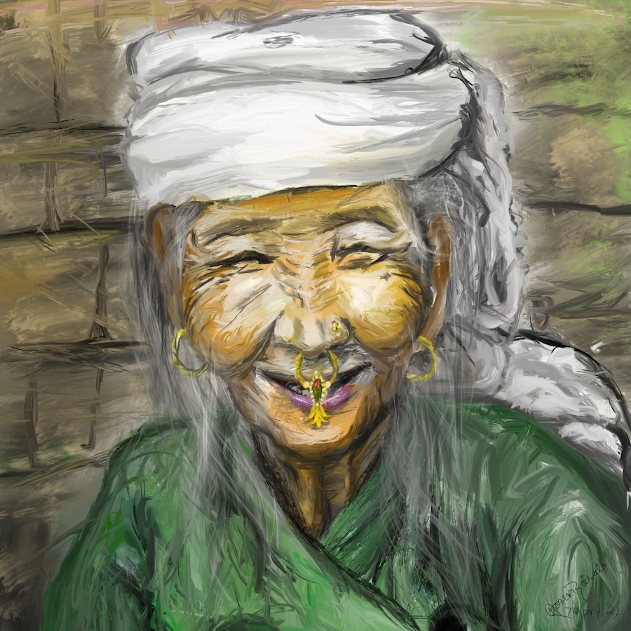 Second photograph from the Aama project
