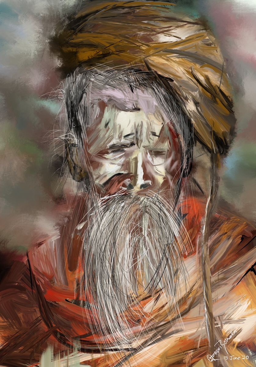 Second photograph from the Sadhu project